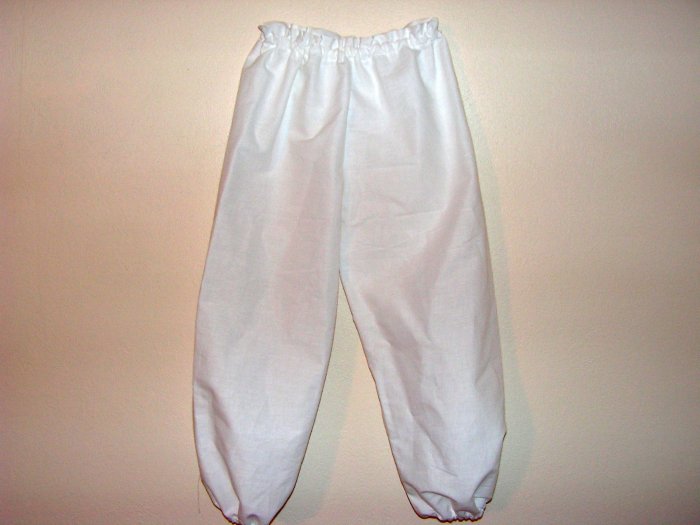 Girls Size 7/8 Long Bloomers Trousers Knickers Pantaloons