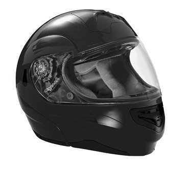SUMMIT II VEGA FLIP UP MODULAR MOTORCYCLE HELMET BLACK DOT SIZES XS-2X IN STOCK