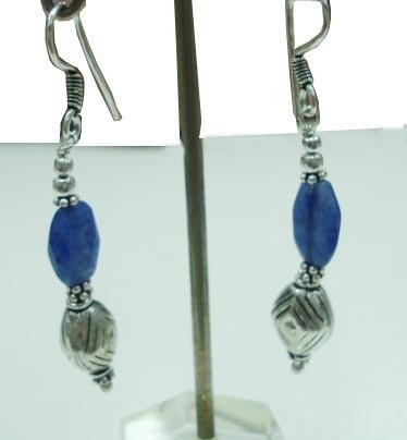 6.00 gm Stunning Designer Gemstone Silver Earrings