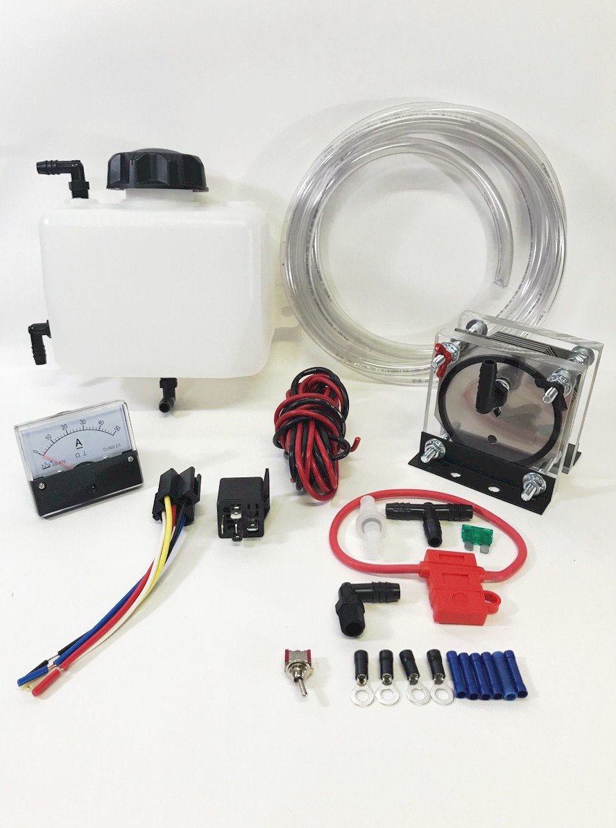 HHO Hydrogen Generator Kit 1 Cell with Dryer for Gas and Diesel Engines 
