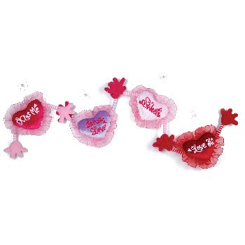 Color Hanging Heart Sayings