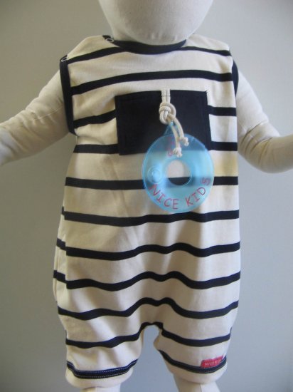 End of Summer SALE item- AZUR Bodysuit- 6M, Imported from France- FREE SHIPPING