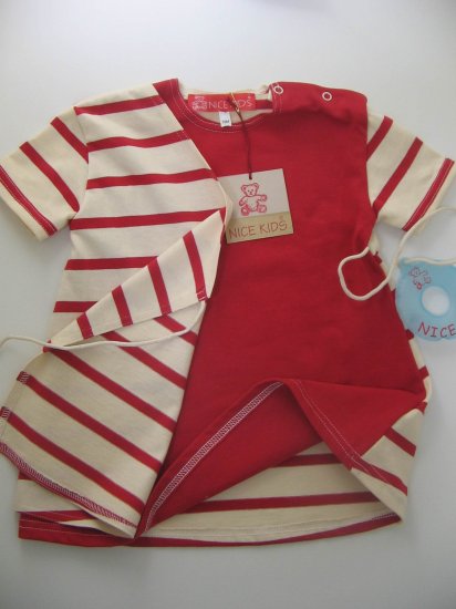 End of Summer SALE item- AZUR Wrap Dress- 3T, Imported from France- FREE SHIPPING