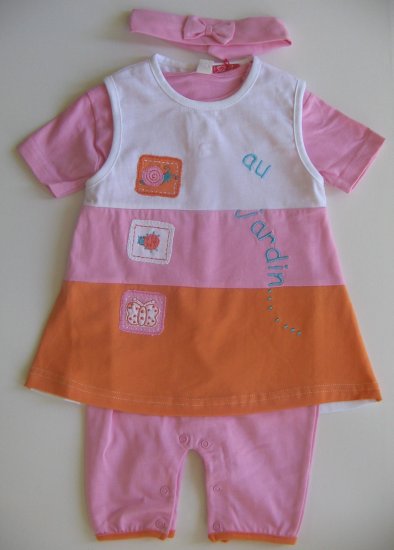 End of Summer SALE item- JARDIN Dress- 3M, Imported from France, FREE SHIPPING