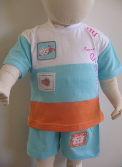 End of Summer SALE item- JARDIN Set- 6M, Imported from France, FREE SHIPPING