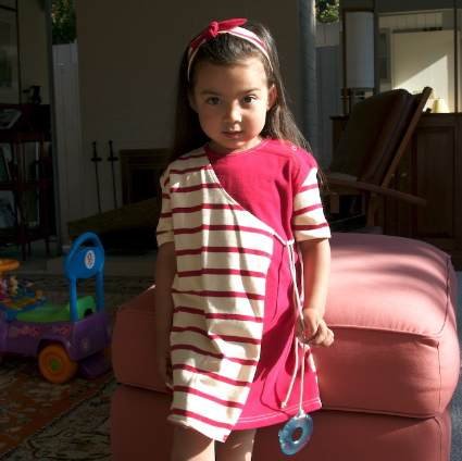 AZUR Wrap Dress- 18M, Imported from France- FREE SHIPPING