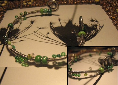 Green Wire bracelet