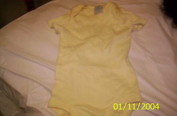 2 Mini Wear Size XXL Yellow Unisex Onesies
