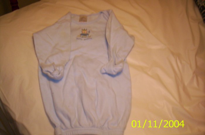 Cutie Pie 6 Months 100% cotton blue night gown pjs