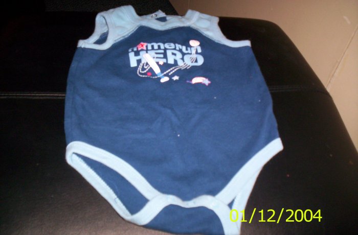 Homerun Hero Onesie Circo Baby Blue and Navy