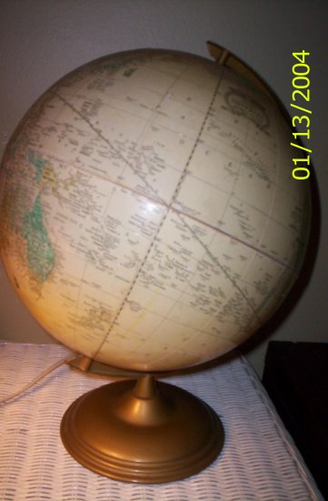 George F Cram Imperial World Globe Vintage/Retro
