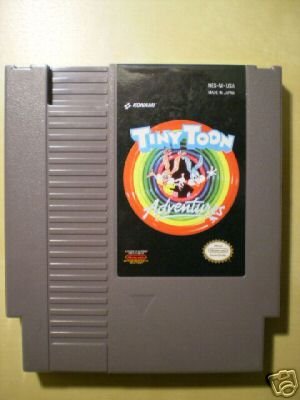 NES Game Tiny Toon Adventure's Retro Vintage