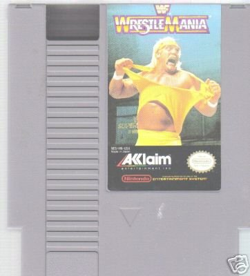 NES Game Wrestlemania Rare Vintage Retro