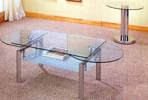 Glass Slide Top Coffee Table 7436