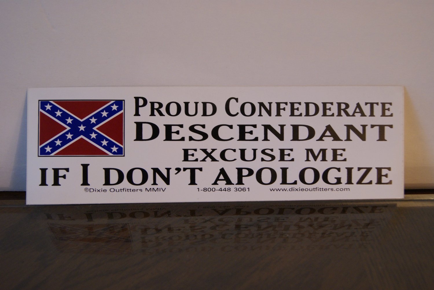 Proud Confederate Descendant......sticker