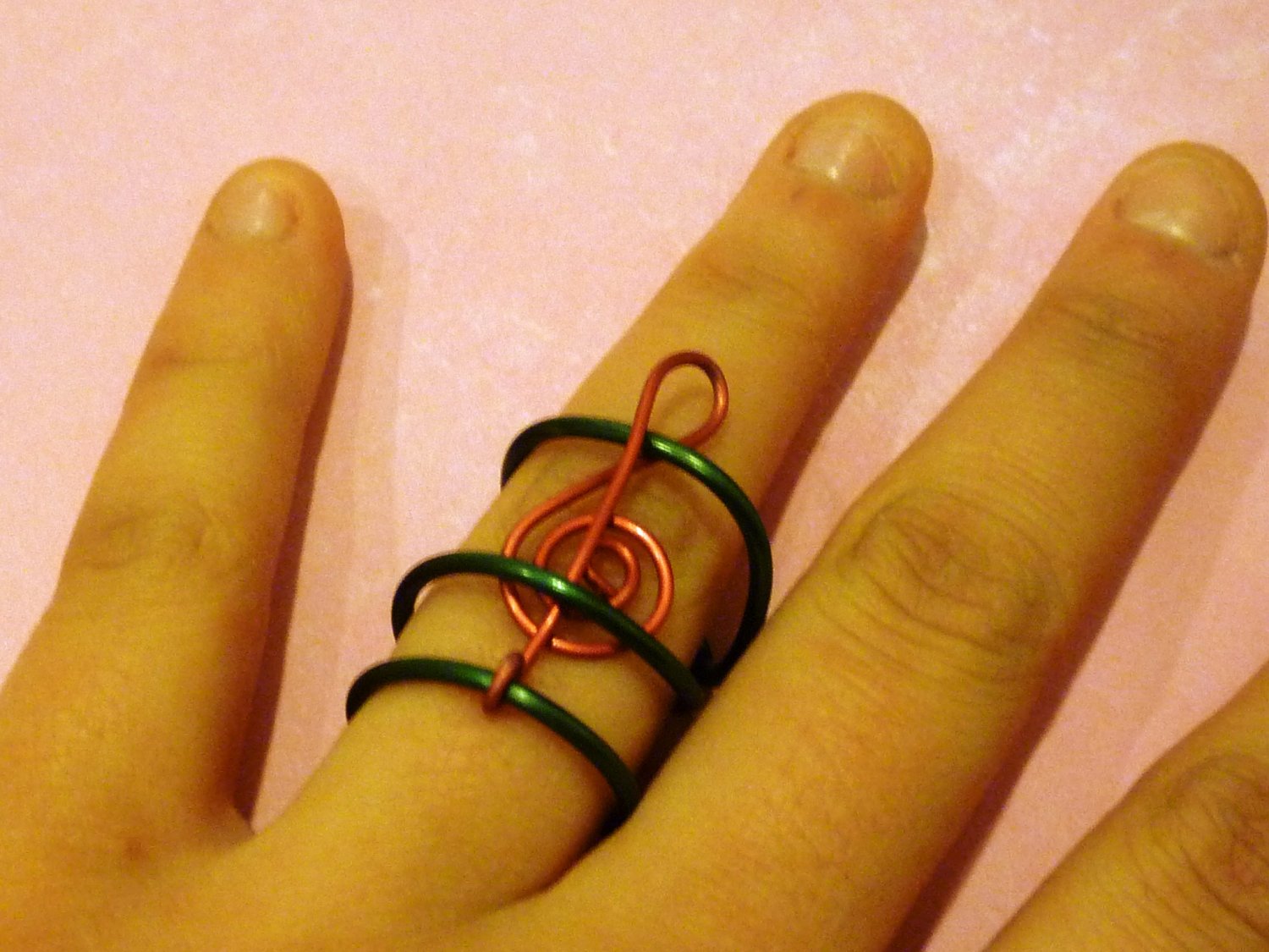 Treble Clef ring