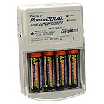 POWER2000 AA BATTERIES & CHARGER FOR CANON S1 S2 A530 A540 A710