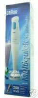 Braun MR400 WH Multiquick Hand Blender MR 400 WH 200Wat