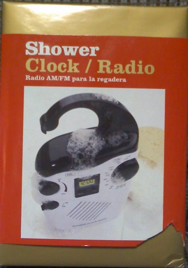 Shower Clock Radio