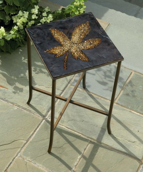 Large Gold Leaf Table