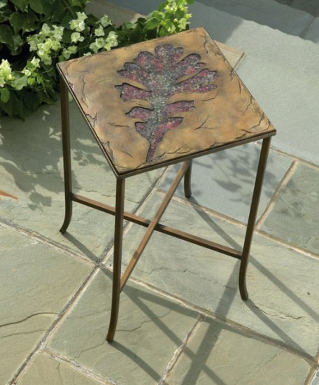 Amber Leaf Table
