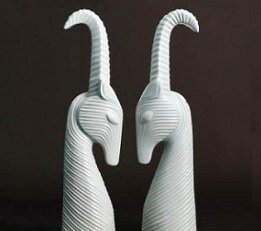 Jonathan Adler Art Pottery GAZELLE Sculpture