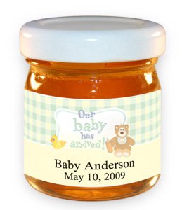 Our Baby Has Arrived-Gingham-Neutral