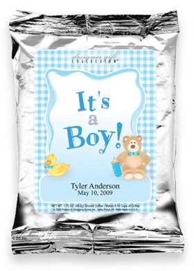 It's a Boy-Gingham-Blue