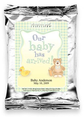 Our Baby Has Arrived-Gingham-Neutral