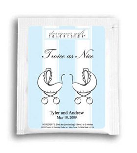 Twice As Nice-Stripes-Blue-Twins