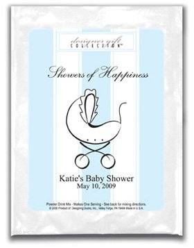 Showers Of Happiness-Stripes-Blue-Carriage