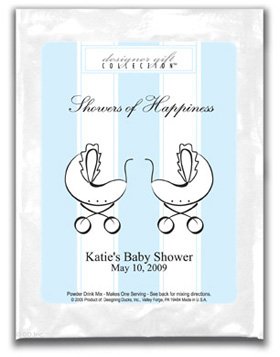 Showers Of Happiness-Stripes-Blue-Twins