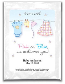 Pink or Blue-Clothes Line