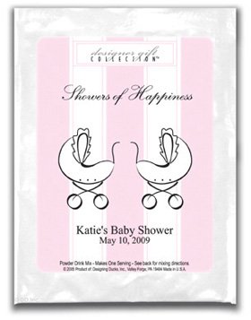 Showers Of Happiness-Stripes-Pink-Twins