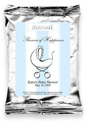 Showers Of Happiness-Stripes-Blue-Carriage