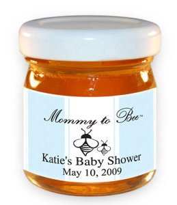 Mommy To Bee-Stripes-Blue