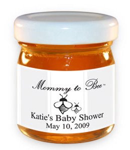Mommy To Bee-Stripes-Gray