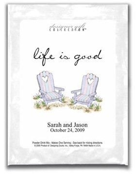 Life Is Good-Beach Chairs w/Hearts