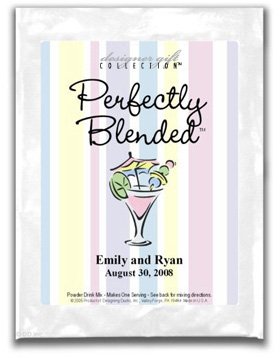 Perfectly Blended-Pastel Stripes-Cocktail Glass