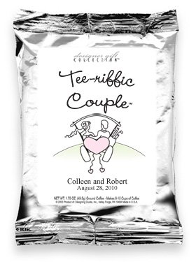 Tee-riffic Couple-Couple in Golf Cart