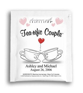 Tea-rific Couple-Kissing Cups