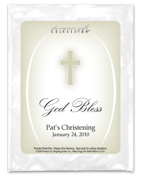 God Bless-Tan Cross