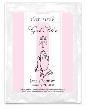 God Bless-Stripes-Pink-Praying Hands