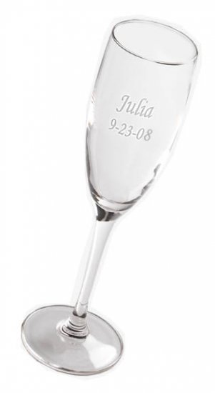 Engraved Toasting Glass