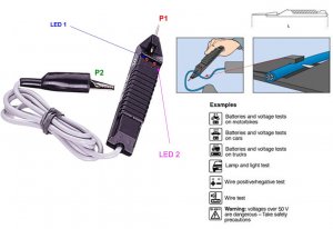 Probe Style Auto Electronic circuit Tester (1705)
