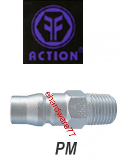 ACTION Taiwan Pneumatic Quick Coupler 40PM 1/2" PT Male