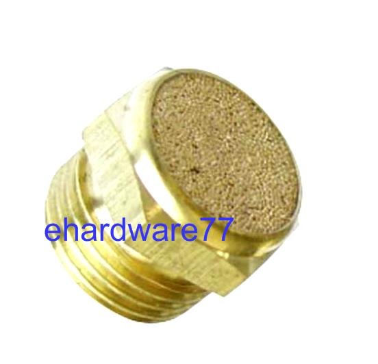 Brass Flat Silencer 3/8" Thread