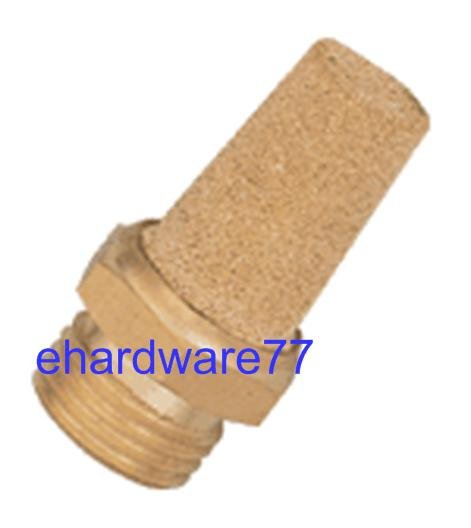 Brass Straight Silencer 1/4" Thread