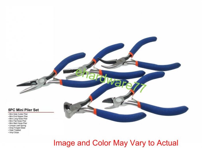 5pc Mini Pliers Set