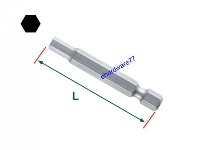 1/4" Shank Hex Bit 5mm x 100mmL